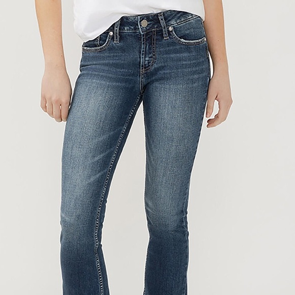 Silver Jeans Denim - Silver Jeans Co Suki Super Skinny Jeans W24 L29 Distressed Stretch Denim